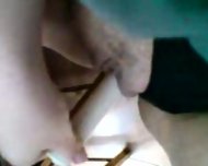sexy girl masturbates in office